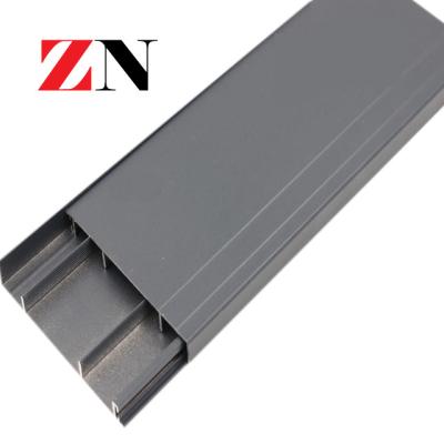 China Wholesale High Quality Cheap Price Baseboard Led Strip Light Skirting Board For Home Decorative Flooring for sale