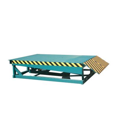 China warehouse and dock 1 ton loading hydraulic cylinder dock leveler/hydraulic container loading dock ramp lift for sale