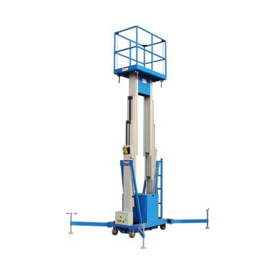 China Restaurant factory direct sales indoor outdoor single use aluminum alloy lifting table man lift for cleaning for sale