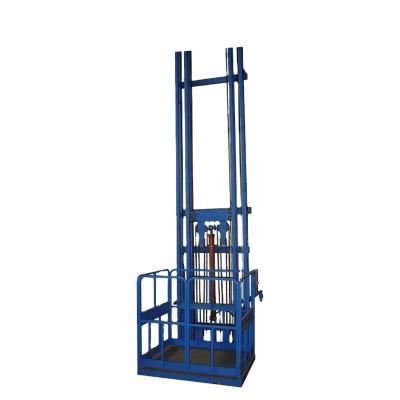 China Hotels Cargo Lift Hydraulic Elevator Goods Lift Chain Guided Portable Vertical Lifts with CEISO for sale