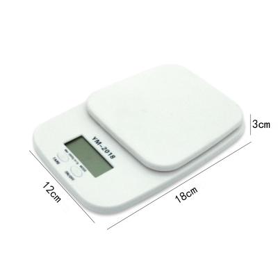 China Best price kitchen measuring scale weight 5 kg mini electric fruit food kitchen scale for sale