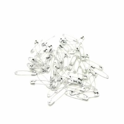 China 60pcs 27mm Metal Quality Guarantee Security Pins Silver Finish Mini Office Stationery Pins for sale