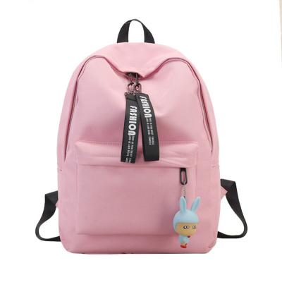 China Fashion Unisex Durable Breathable Canvas Schoolbag Outdoor Backpack for sale