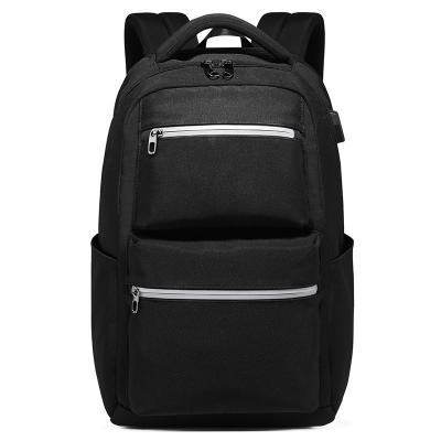 China With USB With Wholesale Custom Laptop Travel Business School Ride USB Logo Backpack Waterproof Bag Youth for sale