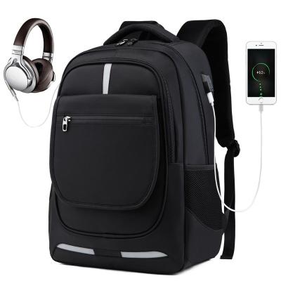 China Free Printing LOGO Outdoor Travel Bag Waterproof Anti Theft USB Charger Laptop Backpack for sale