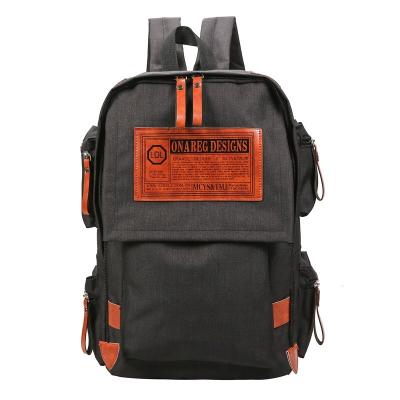 China Wholesale Breathable Breathable Canvas Backpack For Outdoor School Bookbag Travel Rucksack for sale