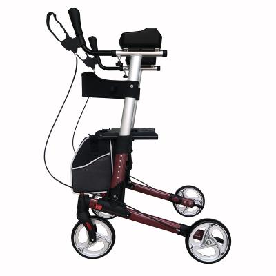 China Aluminum Upright Rollator Walker with Adjustable Handle, 8