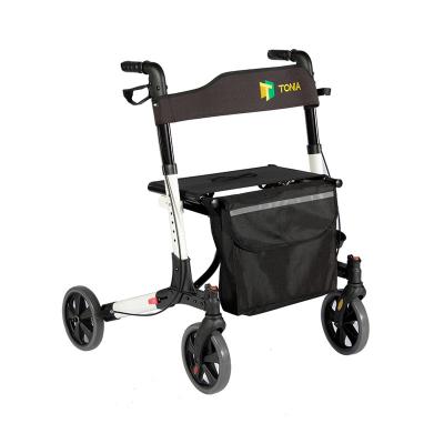 China Aluminum Rollator with Seat - Sleek modern design for everyday use for sale