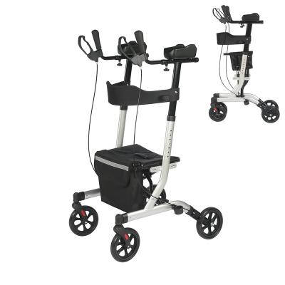 China OSCAR Rollator Walker Aluminum Stand Up Folding Rollator Walker with 8