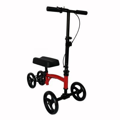 China Foldable Steel Knee Walker Rollator Steel Rollator with 8 Inch PVC TRA50 Wheels for sale