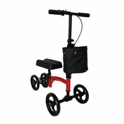 China Steel Knee Scooter with Basket Storage, Walker Mobility During Medical Rehabilitation and Injury, Folding for Transport for sale