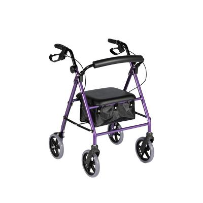 China Aluminum Aluminum Rollator with 8 Inch Wheels, Padded Seat and Backrest, Height Adjustable Handles, Folds for Storage and Transport, 300bl for sale