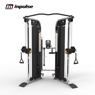 China Selectorized Universal/Jungle/Functional Adjustable Pulley Double Pulley Double Pulley Gym Fitness Training Equipment for sale