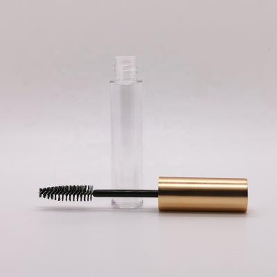 China Matte Gold Lid Mascara Round Empty Eyeliner Tube High Quality Bottle Container Eyelash Serum DIY Packaging Cosmetics Tube for sale