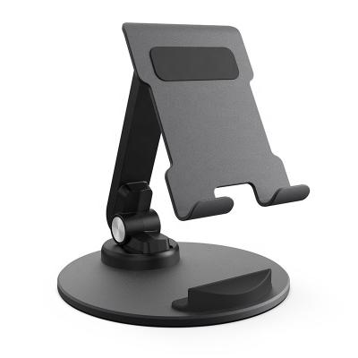 China Adjustable Stand for Desktop Tablet Stand with 360 Swivel Base Rotating Foldable Adjustable Stand for Drawing Stands Cell Phone Portable Kit for sale