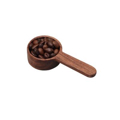 China PORTABLE Wooden Coffee Measuring Spoon Floor Standing Wooden Tablespoon for Coffee Beans Measuring Tea Cooking Home Kitchen for sale