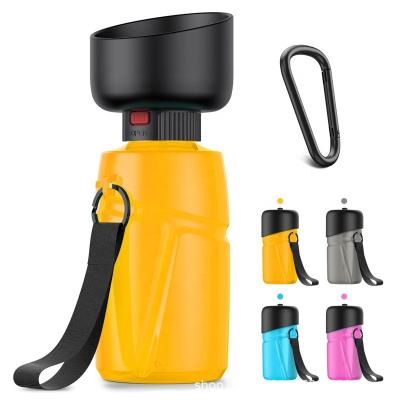 China Upgraded Pet Water Bottle For Dogs Dog Leak Proof Travel Water Dispenser Foldable Lightweight Durable And Convenient For Outdoor Walking for sale