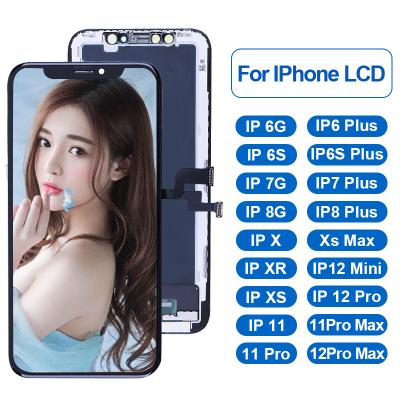 China Wholesale Multi-touch china shenzhen china OEM 6g 12 orjinal screen replacements (IPS tech) pro 5 8p 7 11 6 x lcd for iphone for sale