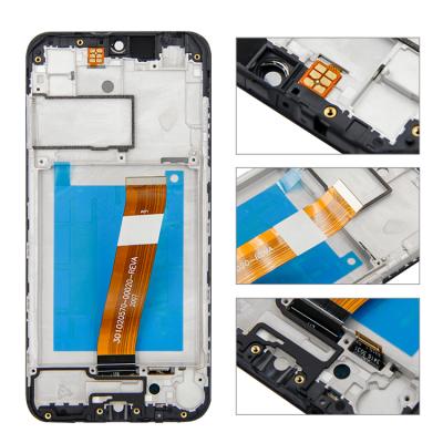 China Multi-touch spare parts mobile phone repair A01 A01 core A02s lcd display A02 screen (IPS technic) for Samsung Galaxy for sale