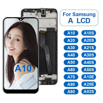 China Multi-touch replacement phone lcd a51 a12 20s mobile screen a6 10 (IPS tech) 30 display a50 original touch for samsung galaxy for sale