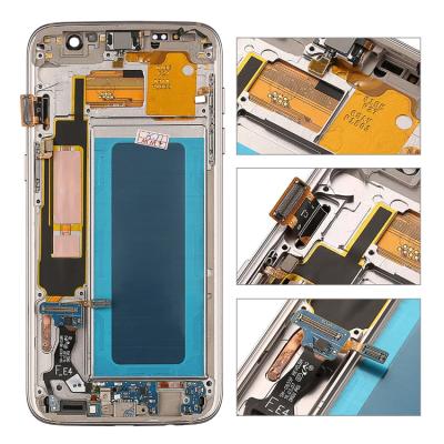 China Multi-touch spare parts wholesaler mobile phone s7 edge s8 s5 s6 S9 lcds display screen (IPS tech) for Samsung galaxy for sale