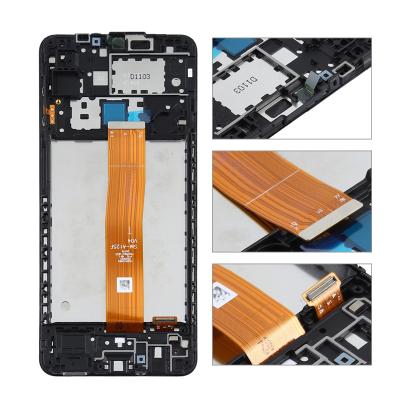 China Original Multi-touch Phone Parts Display A12 A125 LCD (IPS Technic) With Frame Screen For Samsung Galaxy for sale