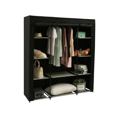 China Adjustable Closet (Other) Bedroom Furniture Wooden Storage Cloth Clothes Wardrobe for sale