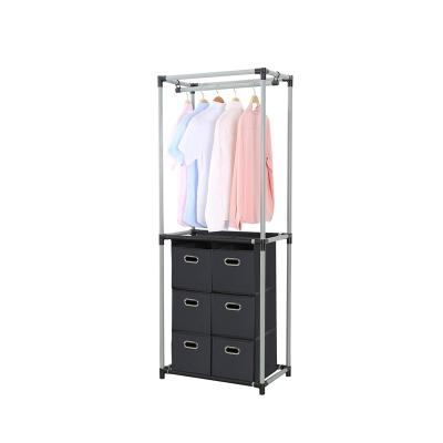 China (Other)Adjustable Clothing and Coat Rack with Shelf and Hanger Garment Rack Holder for sale