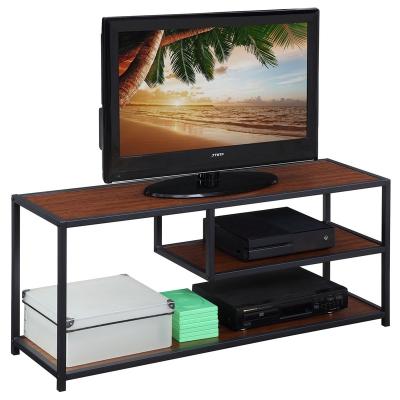 China Metal Adjustable Frame Wooden (Other) Panel Combined TV Bench Table Cabinet TV Stand for sale