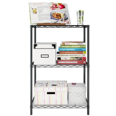 China Stable Stainless Steel 3 Tier Iron Wire Kitchen Storage Rack for sale