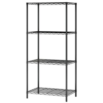 China 4 Tier Boltless Pipe Storage Kitchen Cabinet Metal Wire Storage Viable Racks And Shelf Brackets For Non-Folding Rack Metal Tube, Metal for sale