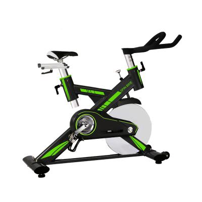 China Universal Home Equipment Vertically Adjustable Stationary Bike Gym Use Semi-Professional Spin Bike With 20KG CNC Flywheel for sale