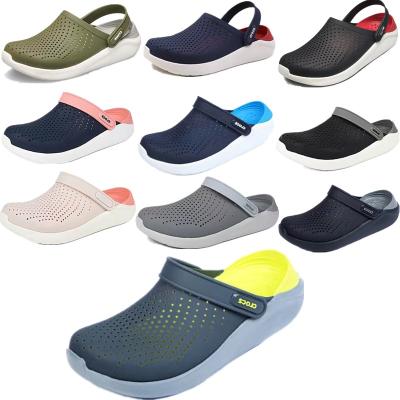 China Wholesale Custom Print Eva Clogs Stylish Quick Drying EVA Men Garden Shoes Lightweight Massage Sandals Latest for sale