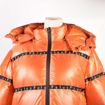 China Winter Waterproof Men's Outdoor Padded Zipper 800 Nylon Fill Man Breathable Plus Shiny Sized Insulated Stripper Down Jacket For Men for sale