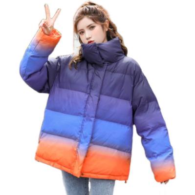 China Most Sustainable Sized Thick Winter Women Coat Cotton Padded Stripper Bubble Down Coat Casual Jacket Loose Outwear for sale