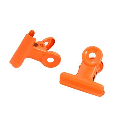 China Orange Round Office School Office Painting Staple Binding Staple Financial Clip 22mm for sale