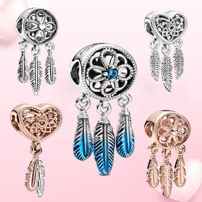 China New style925silver simple 2021fall CLASSIC shiny pendant set DIY gift for girls beads for jewelry makingcuentas for sale