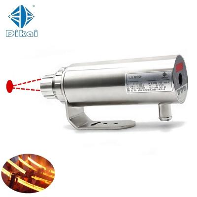 China Industrial Temperature Measuring Two Color Infrared Pyrometer 1600c For Molten Steel for sale