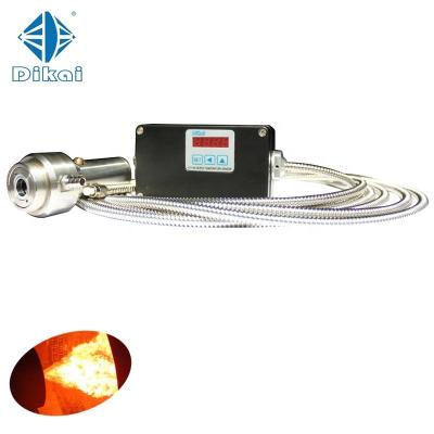 China Molten Steel Fiber Optic Infrared Standing Furnace Pyrometer For Rotary Furnace Temperature Measurement for sale