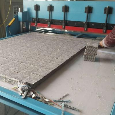 China Serrated Fabric Sample Slitting Machine Automatic Textile Swatch Cutter for sale