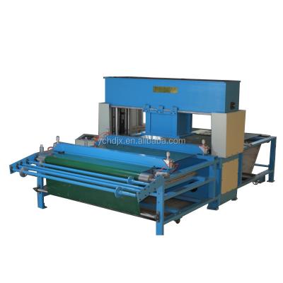 China Garment Shops Conveyor Belt Hydraulic Sandpaper Press Die Cutting Machine for sale