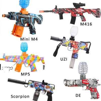 China Environmentally Friendly Electric Gel Ball Launcher Water Safe Blowing Gel Handheld Mini Shooting Gun Toy Adult Children Toy Battle Gun for sale