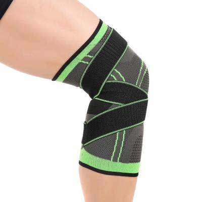 China Dropshipping Adjustable Summer Compression Thin Knee Pads Knitted Nylon Breathable Knee Pads Straps Knee Pads for sale