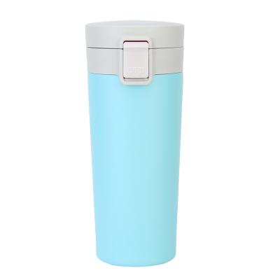 China PORTABLE Insulated Coffee Travel Mug, 400ml Leakproof Wine Tea Tumbler with Lid, Stainless Steel Double Wall Thermos Mug Cup for Office for sale