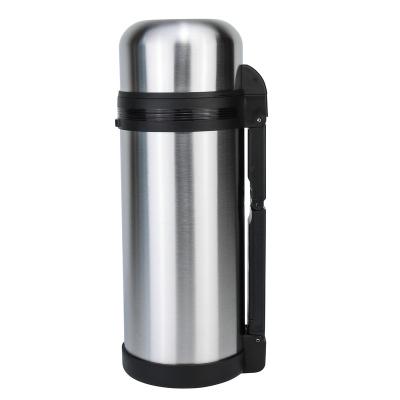 China 1200/1500/1800ml Double Wall Stainless Steel Vacuum Flask PORTABLE Universal Insulated Thermos Water Bottle with Handle and Belt for sale