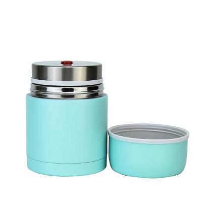 China PORTABLE Stainless Steel Vacuum Food Warmer Food Flask Portable Double Wall Insulated Lunch Box With Bag for sale