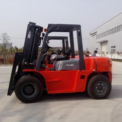 China Vmax Hotels 8 Ton Forklift Cheap Price 8000kg Automatic Diesel Forklifts With Chinese Engine Hot Sale! for sale