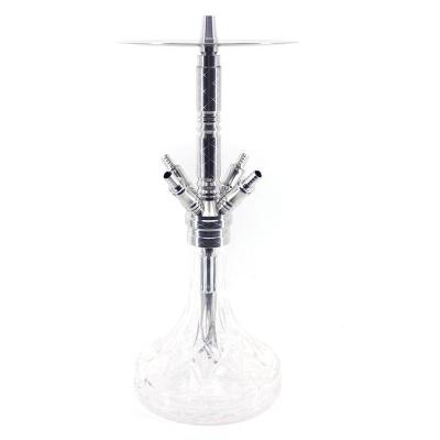 China Luxury Hookah Sheesha Chicha Stainless Steel Shisha Germany 4 Hookah Pipes Eco-friendly High Quality Durable for sale