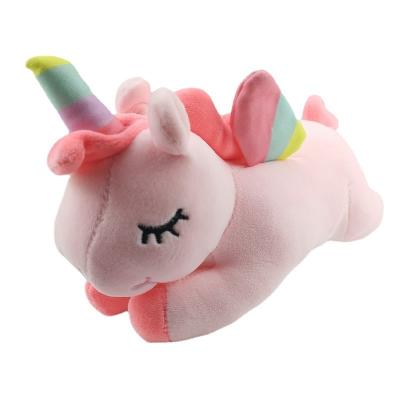 China Hot Selling Cute Plush Toys Eco-friendly Unicorn Doll Plush Toy Rainbow Plush Toys Horse Plush Pillow for sale