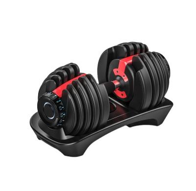 China Fitness Equipment 52.5LB 24KG Adjustable Dumbbells Gym Dumbbells Set Cheap Wholesale High Quality Eco-friendly Fitness Equipment for sale